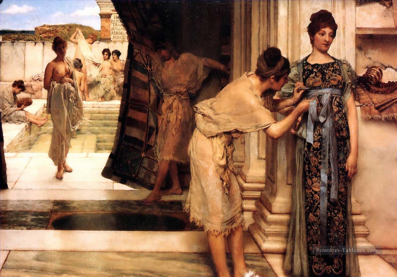 Le Frigidarium romantique Sir Lawrence Alma Tadema Peintures à l'huile